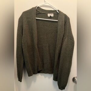 Women’s Olive Green Cardigan